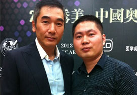 广州万事与明星合影